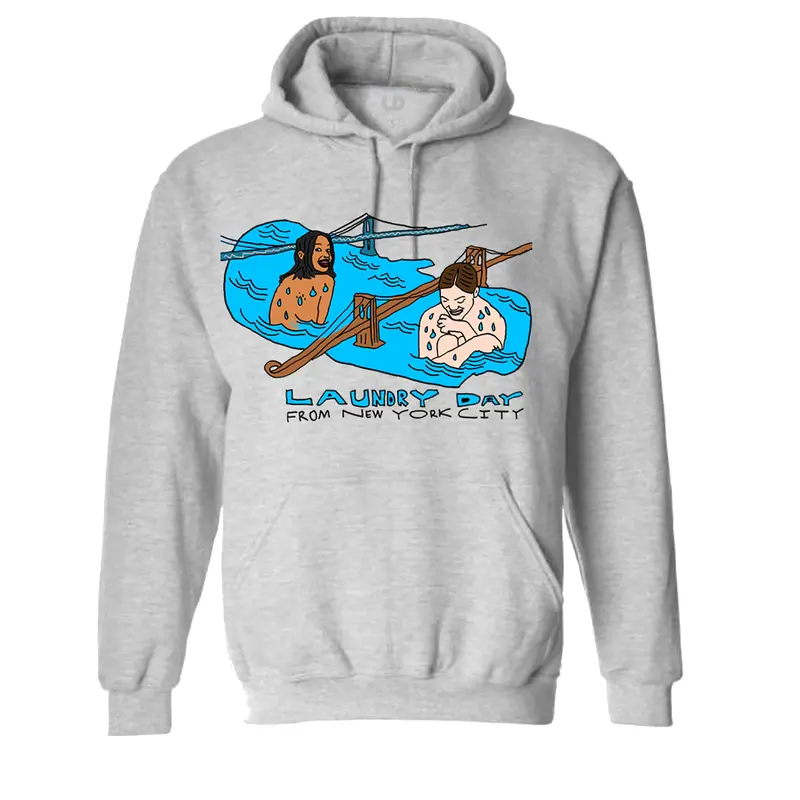 Bath Time Grey Hoodie