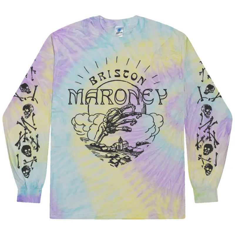 Skull Town Tie Dye Long Sleeve