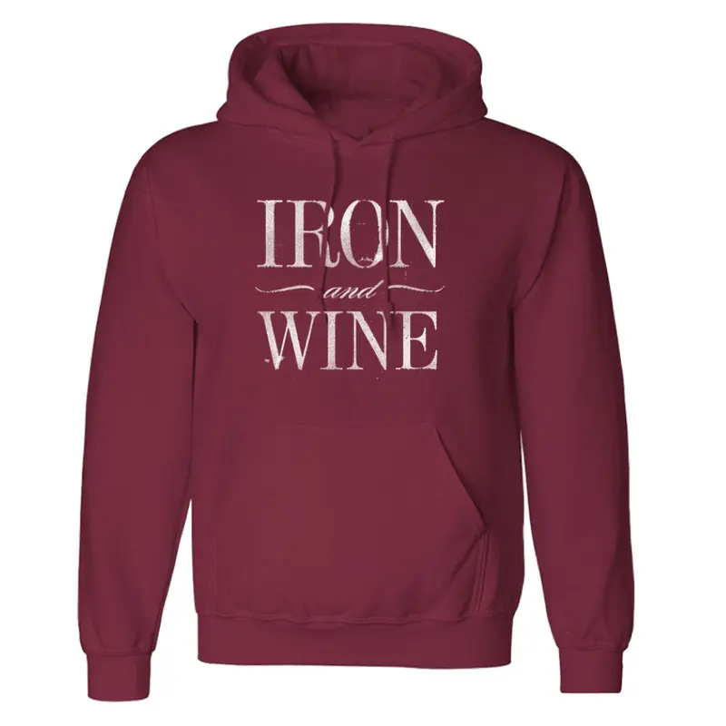 Iron Over Wine Pullover Hoodie
