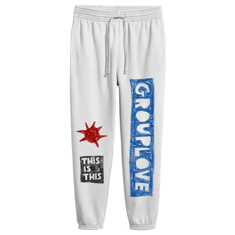 This Sun Sweatpants (White)