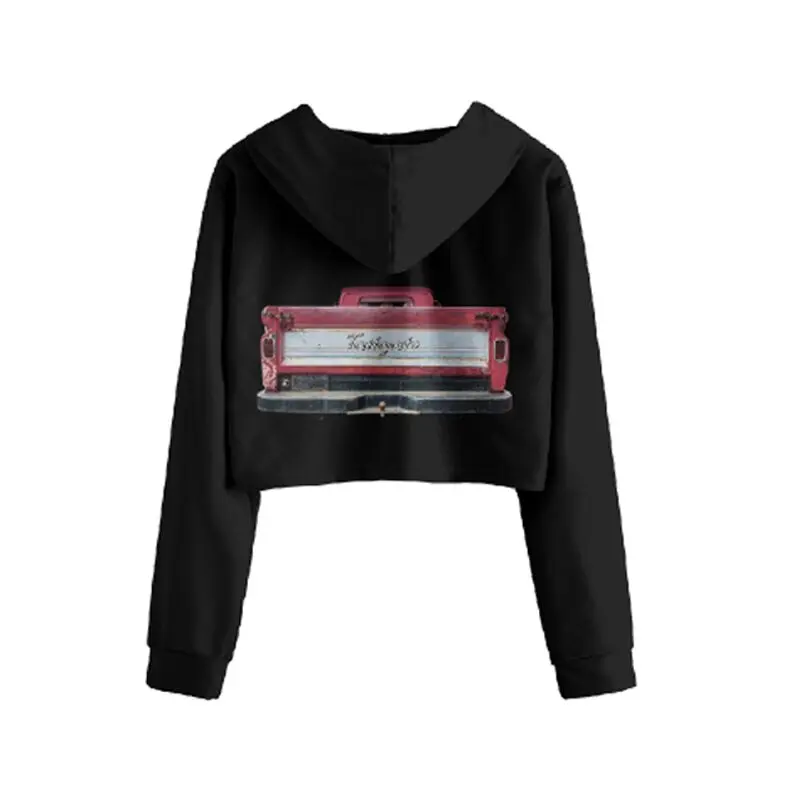 tailgate crop top hoodie