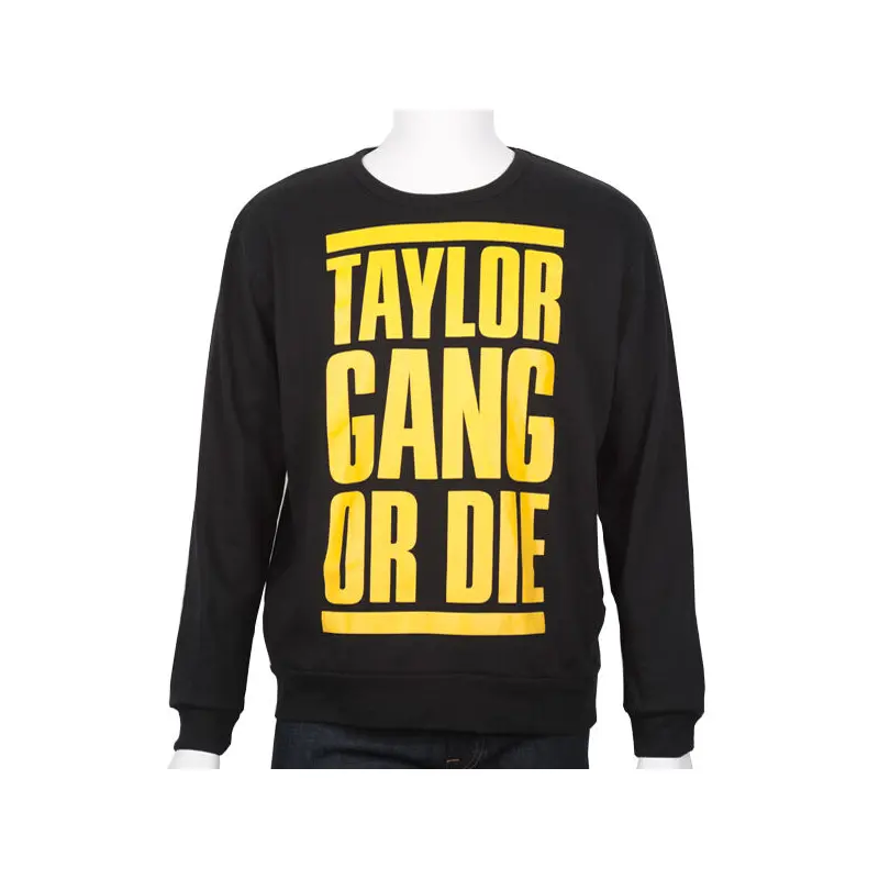 Huge Words Mens Custom Crew Neck Sweatshirt