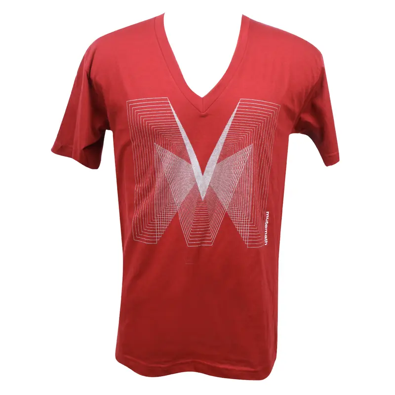 Infinite Regression V-Neck Cranberry