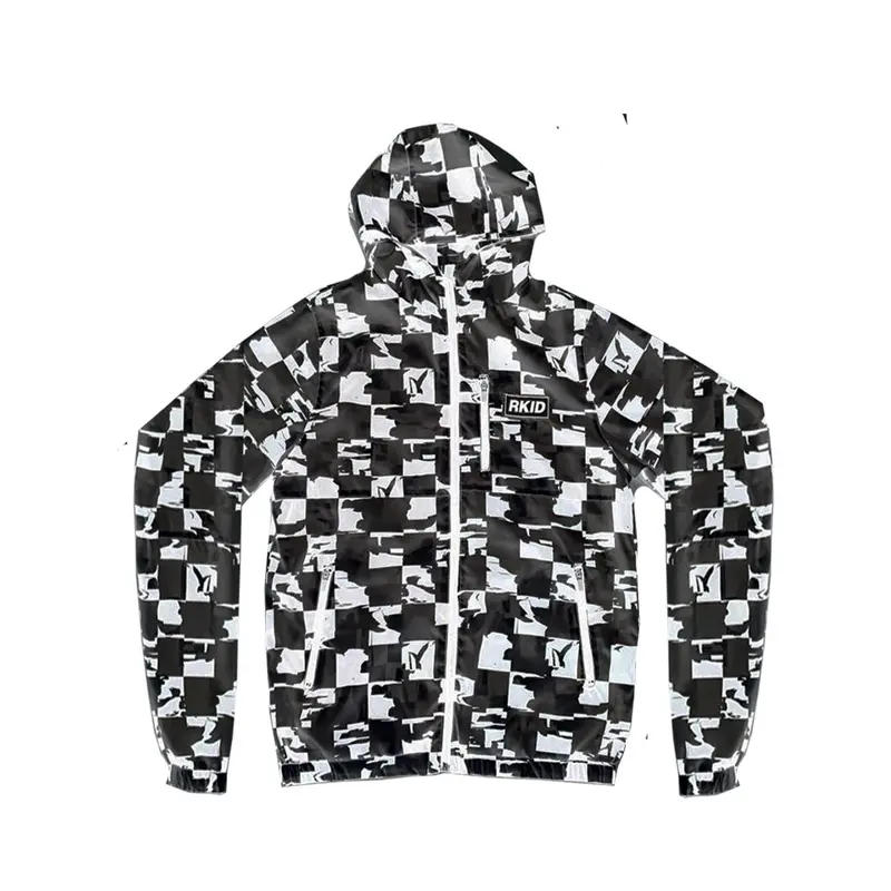 RKID Check Reversible Windbreaker Black/White