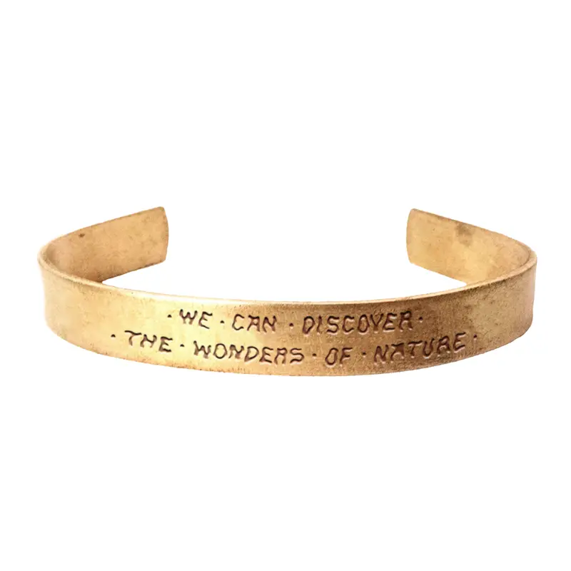 Sugar Magnolia Brass Cuff