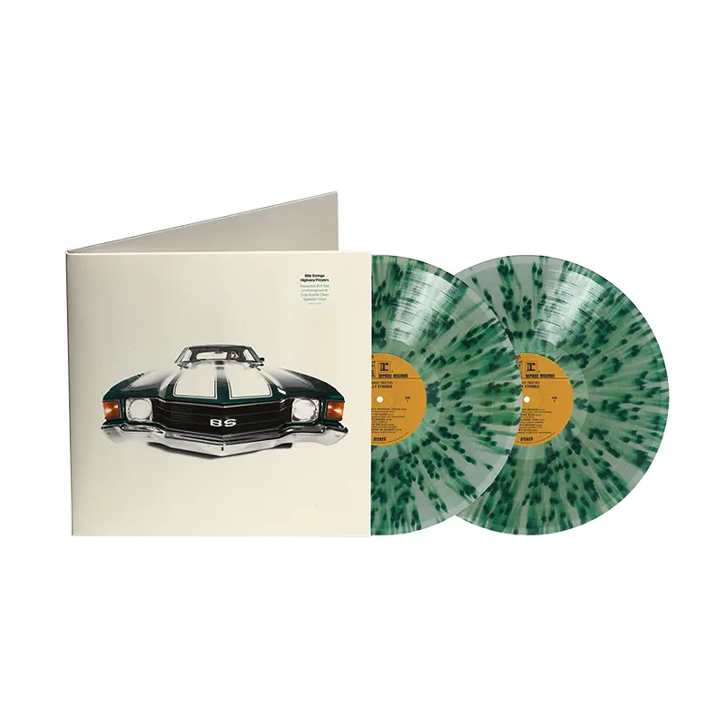 Billy Strings - Highway Prayers Spotify Fans First Evergreen & Cola Bottle Clear Splatter Vinyl 2LP