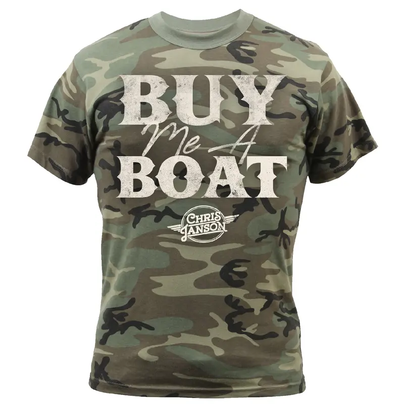 Buy Me A Boat Camo T-Shirt