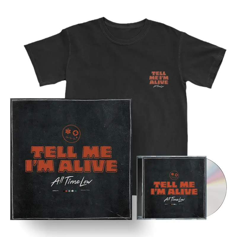 Tell Me Im Alive Signed CD + T-Shirt Boxset