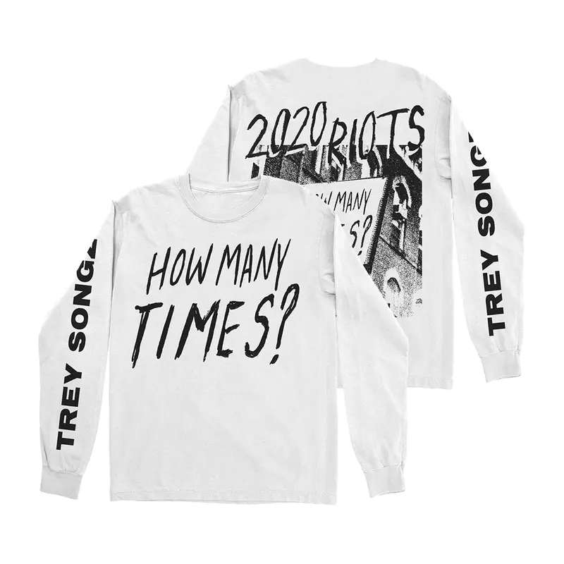 2020 Riots White Long Sleeve T-Shirt