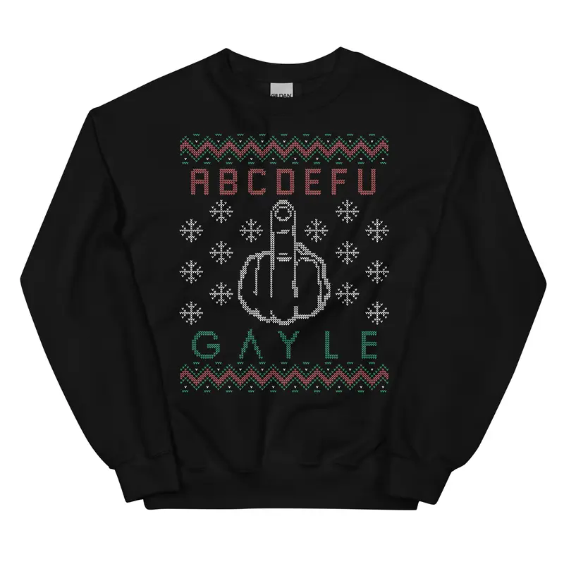 ABCDEFU Holiday Crewneck