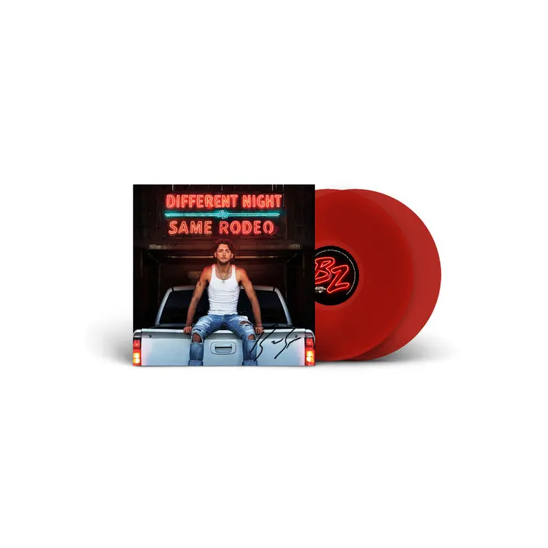 Different Night Same Rodeo - Limited Edition Signed Translucent Ruby Vinyl