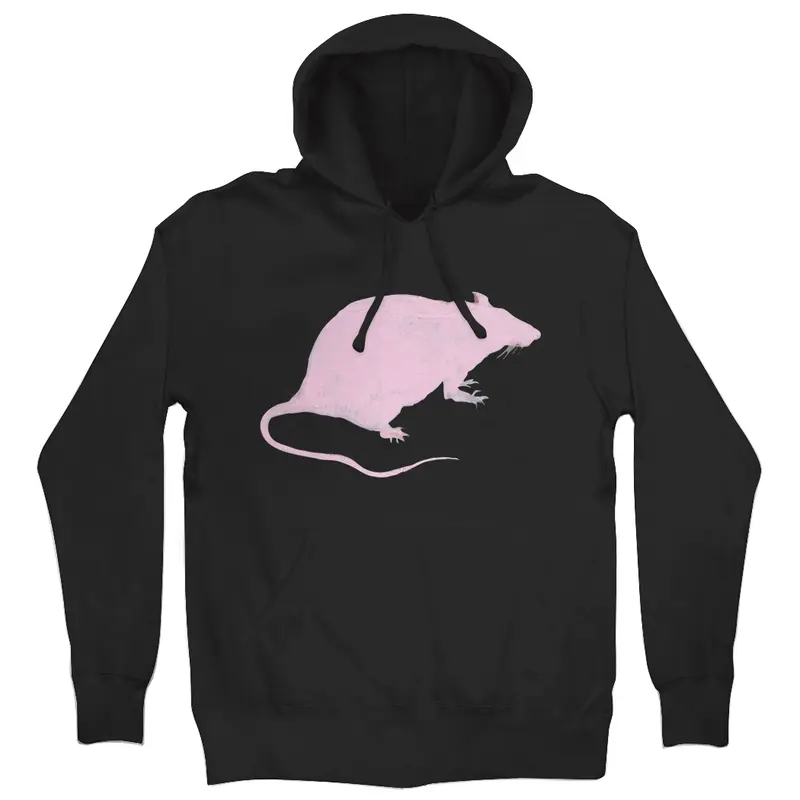 Pink Rat Pullover Hoodie