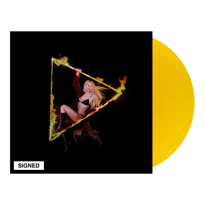 Dont Click Play Signed Translucent Yellow Vinyl