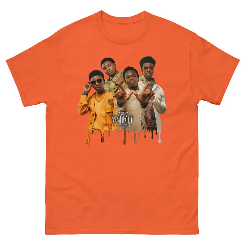 Drip Photo Orange T-shirt
