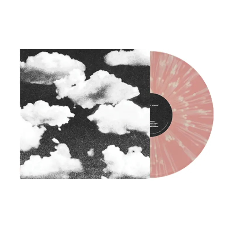 New Heart Design Single Vinyl (Pink and White)