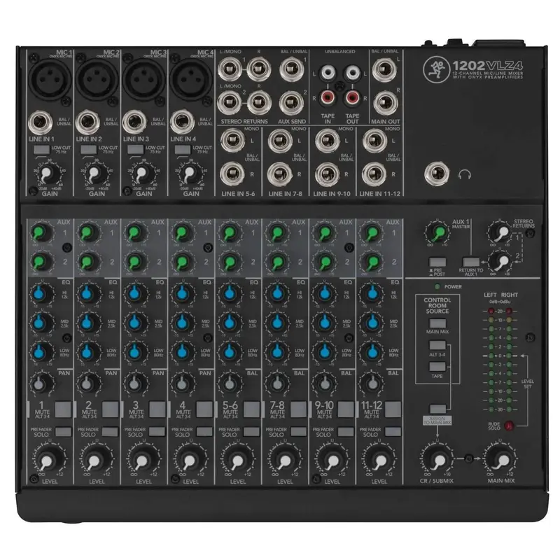 Mackie 1202VLZ4 12-Channel PA Mixer