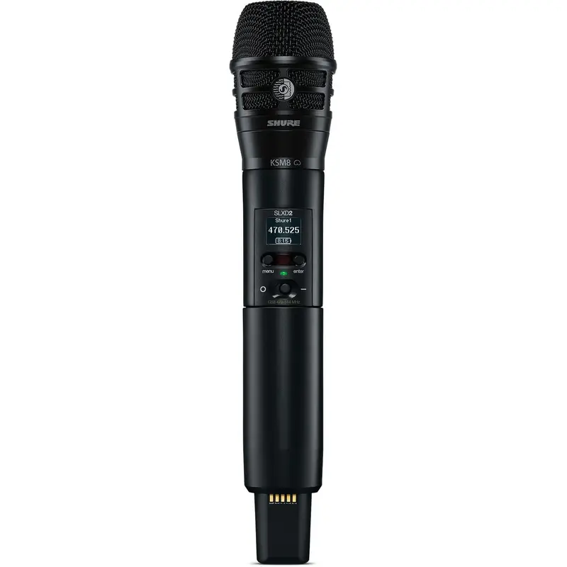 Shure SLXD2/K8B H55 Handheld Transmitter with KSM8 Capsule - H55 Band