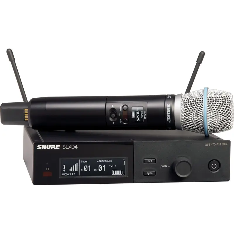 Shure SLXD24/B87A H55 Wireless System with BETA 87A Microphone Capsule - H55 Band