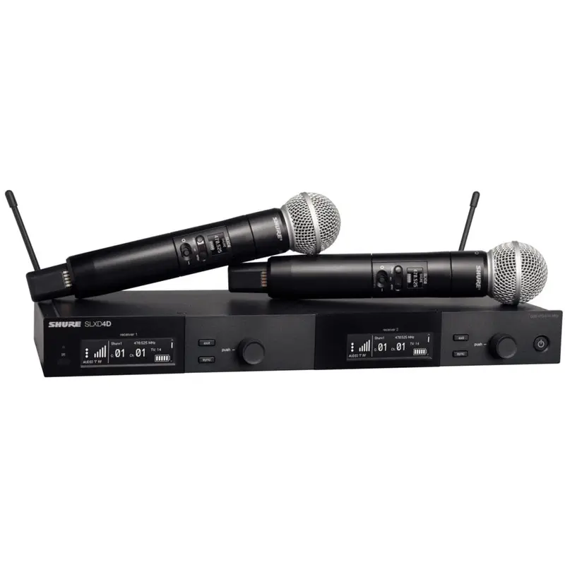 Shure SLXD24D/SM58 G58 Dual Wireless System with SM58 Microphone Capsule - G58 Band