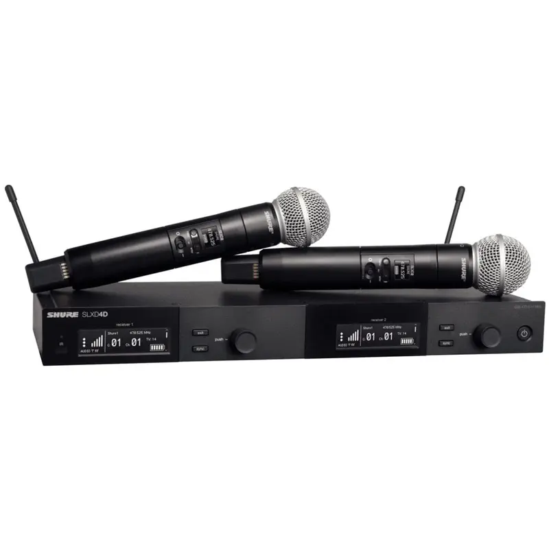 Shure SLXD24D/SM58 J52 Dual Wireless System with SM58 Microphone Capsule - J52 Band