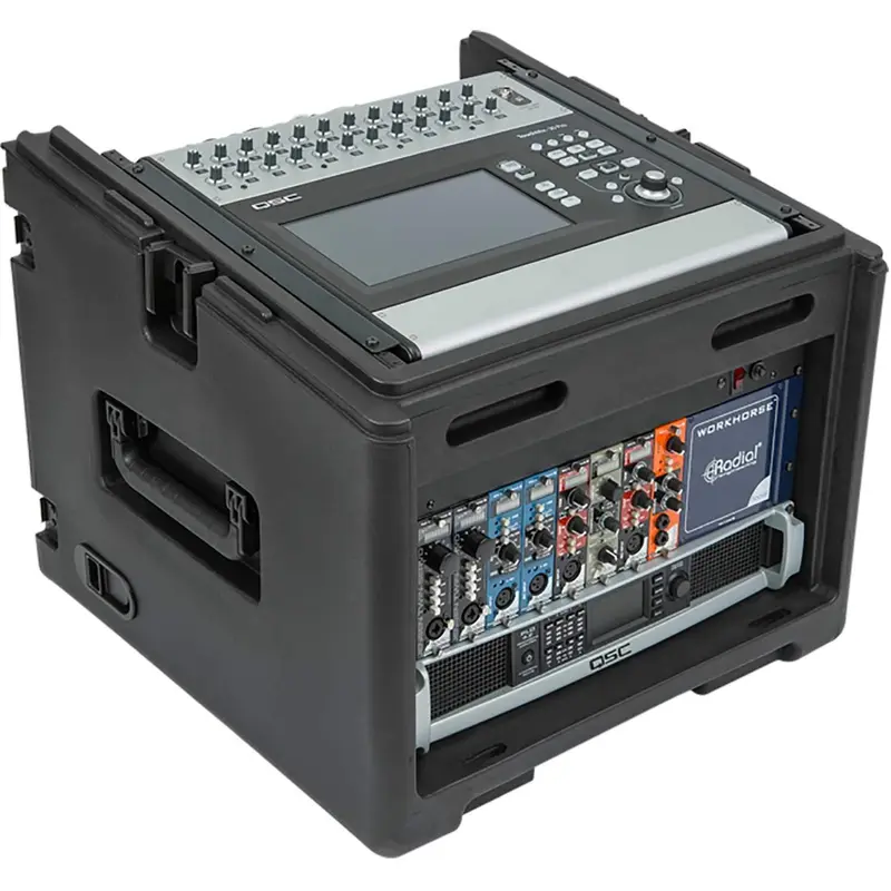 SKB 1SKB-R106W 10U x 6U Rolling Compact Rack Rig