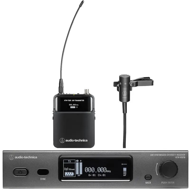 Audio Technica ATW-3211-831DE2 3000 Wireless Lavalier Mic System