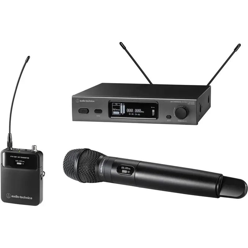 Audio Technica ATW-3212/C510 3000 Series Wireless Handheld Mic DE2