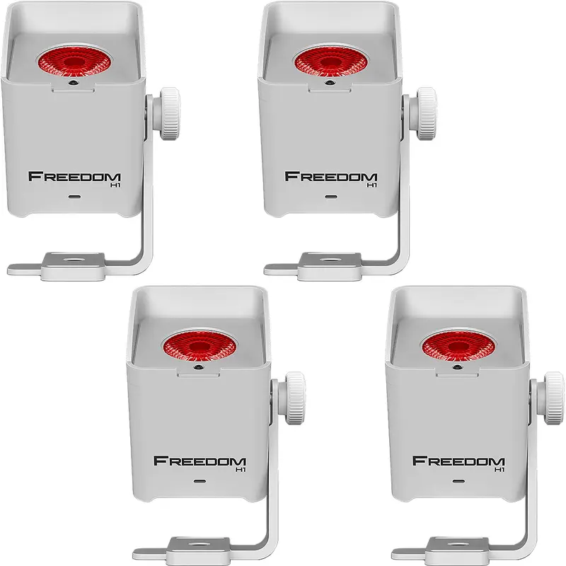 Chauvet Freedom H1 Wireless Wash 4-Pack in White