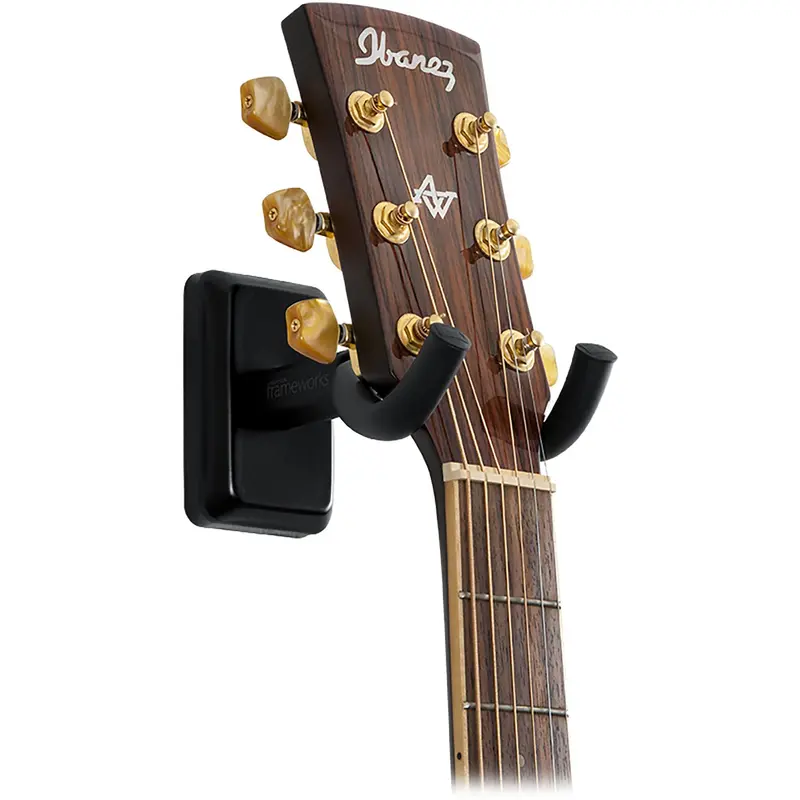 Gator Frameworks Wall Mounted Guitar Hanger Black