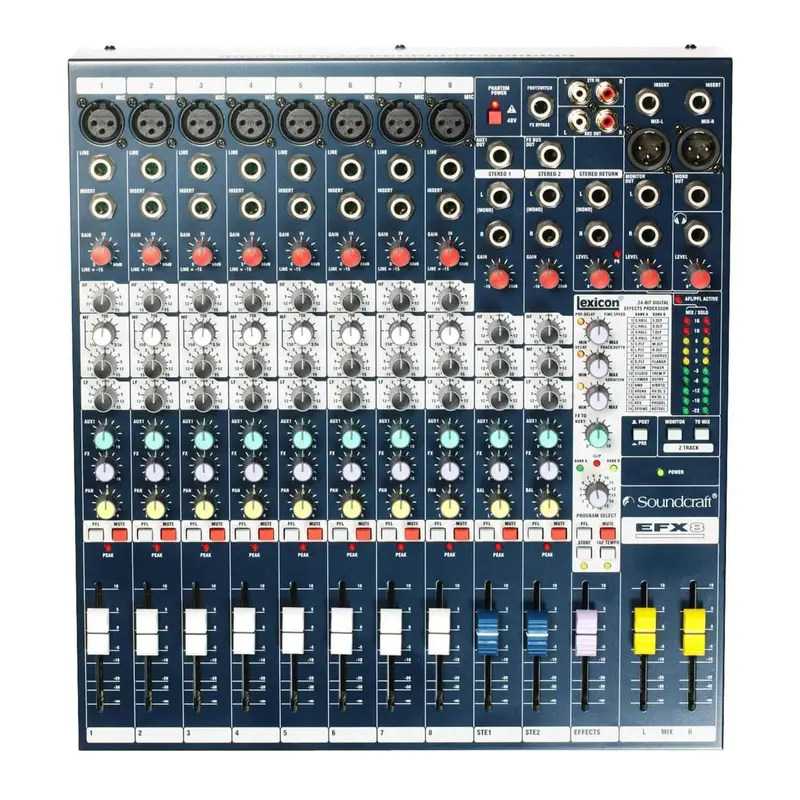 Soundcraft EFX8 8-Channel Compact PA Mixer