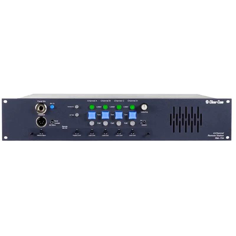 Clear-Com 4-Channel Remote Station Rack Mount