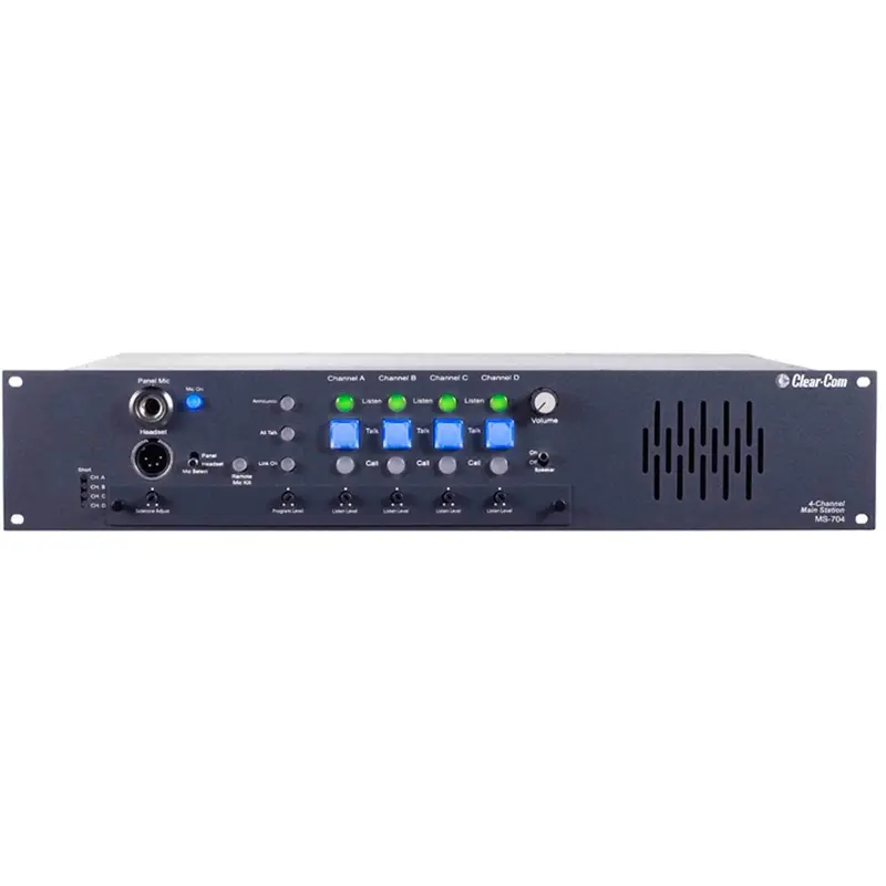 Clear-Com MS-704 4-Channel Intercom Main Station