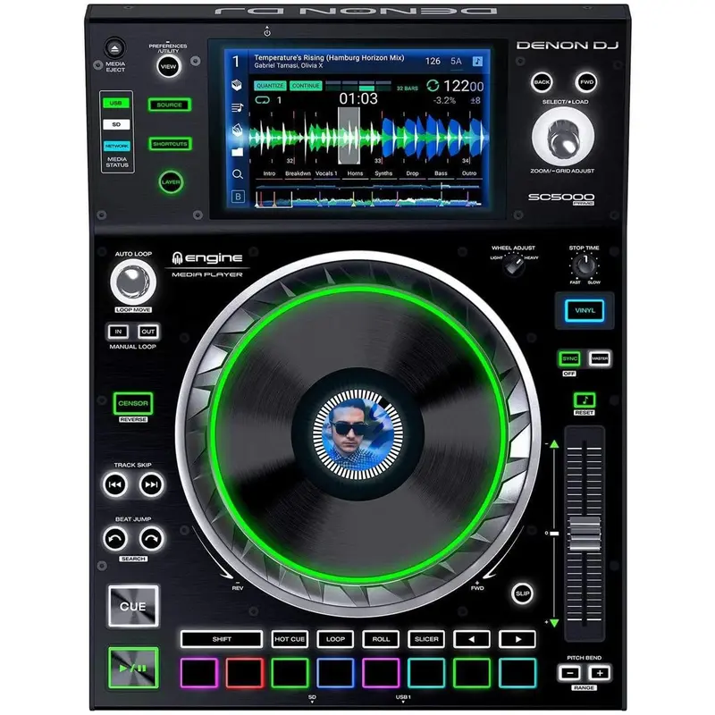 Denon DJ SC5000 Prime Tabletop DJ Media Player