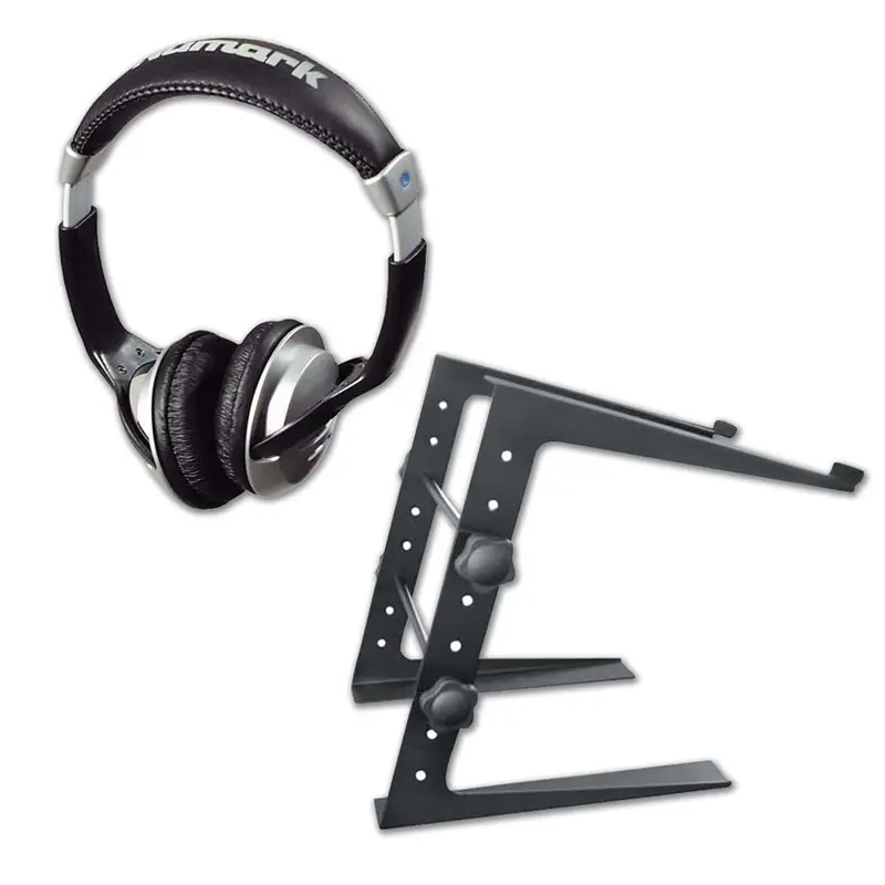Professional DJ Laptop Stand and Headphone Pack