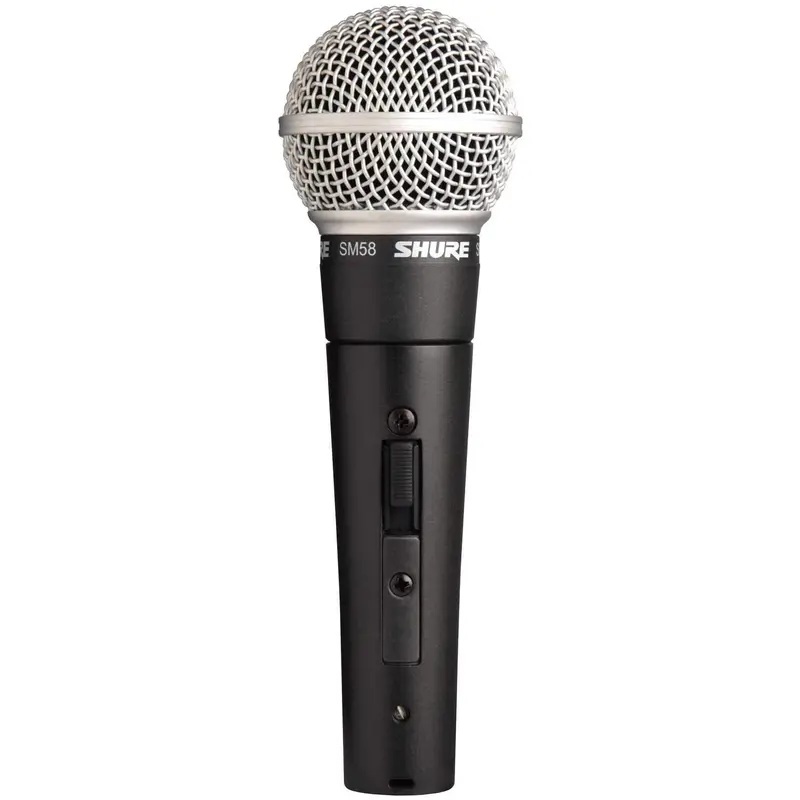 Shure SM58S Cardioid Dynamic Vocal Microphone with On-Off Switch