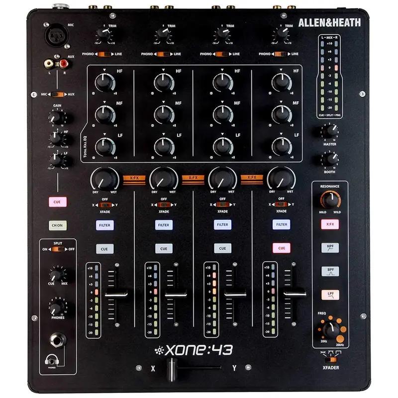 Allen & Heath XONE 43 4 Plus 1 Channel DJ Scratch Mixer