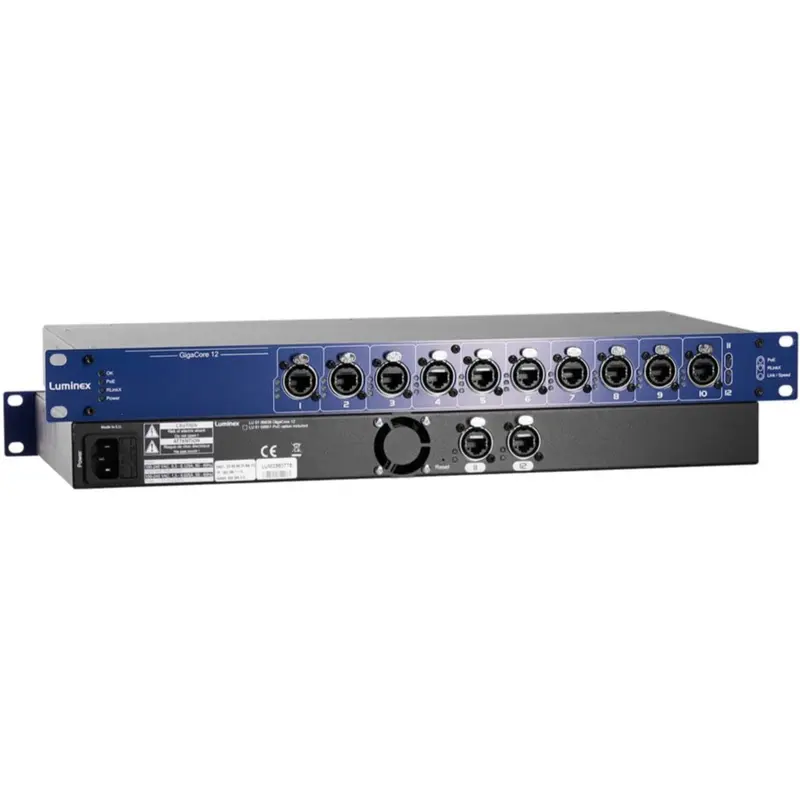 Luminex GigaCore 12 PoE+ Network Switch