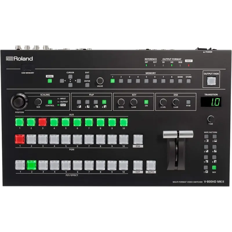 Roland V-800HD MK II Multi-Format Video Switcher