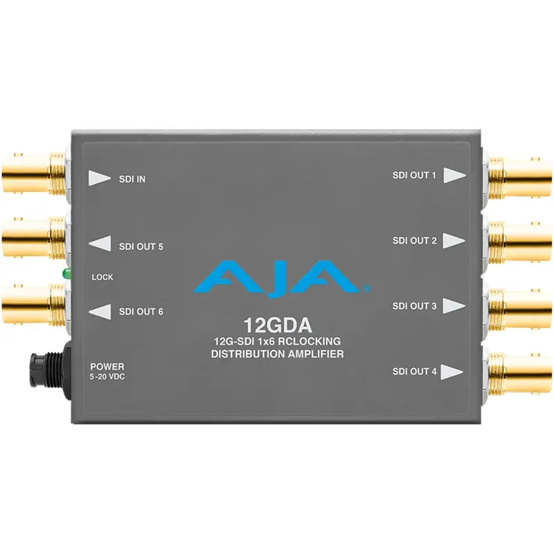 AJA 12GDA 12G/6G/3G/HD/SD-SDI Distribution Amp