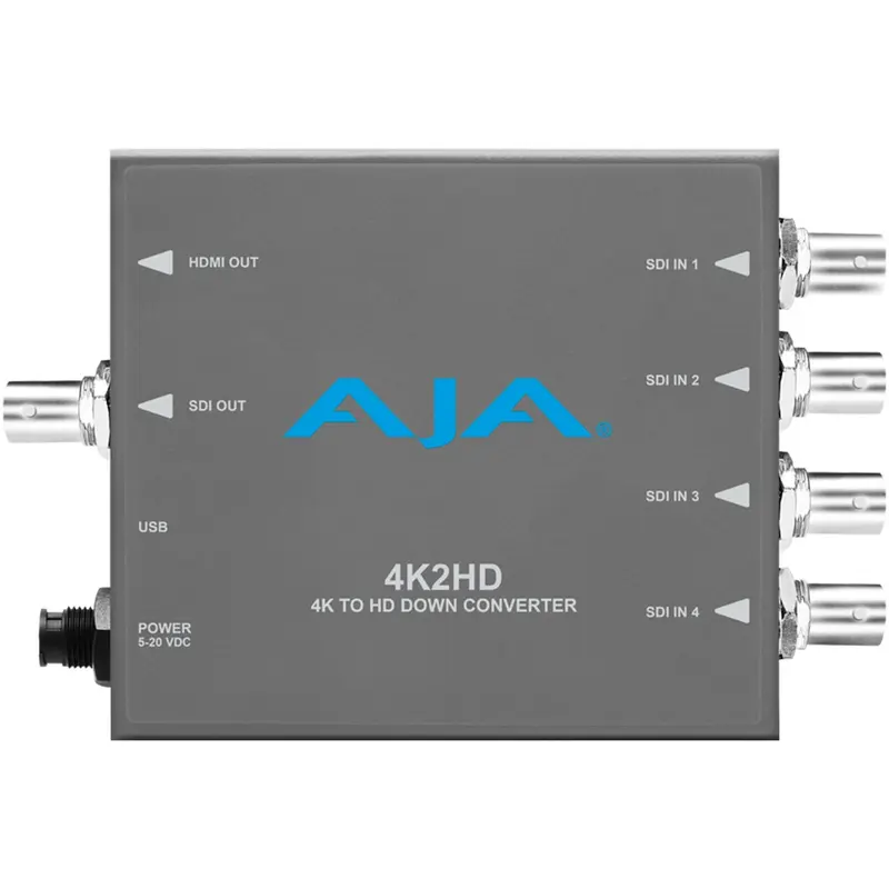 AJA 4K2HD 4K/UltraHD to HD-SDI and HDMI Down-Conventer