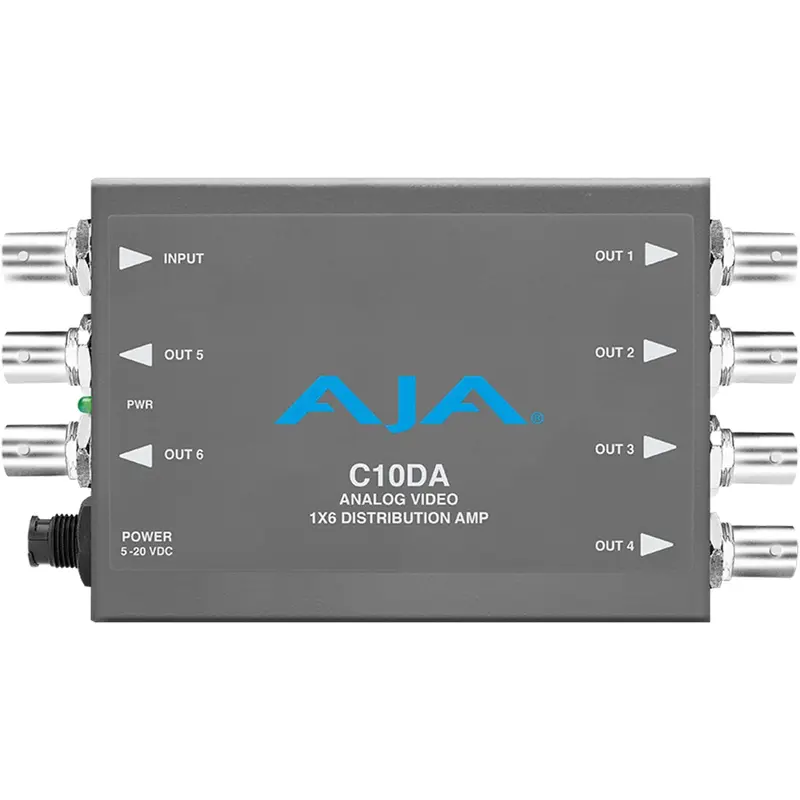 AJA C10DA Analog Video 1x6 Distribution Amplifier
