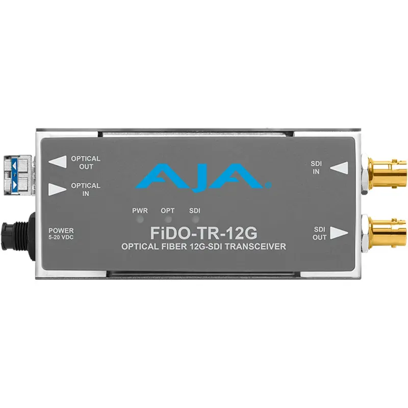 AJA FIDO-TR-12G 1-Channel 12G-SDI / LC Single-Mode Transmitter