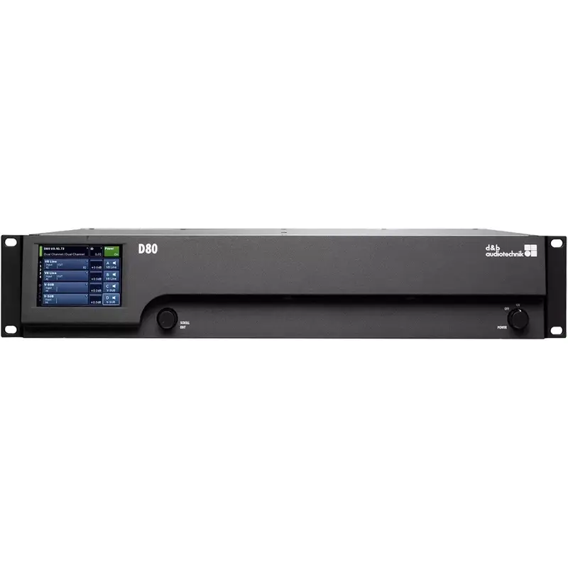 d&b audiotechnik D80 4-Channel 2000 Watt Audio Amplifier