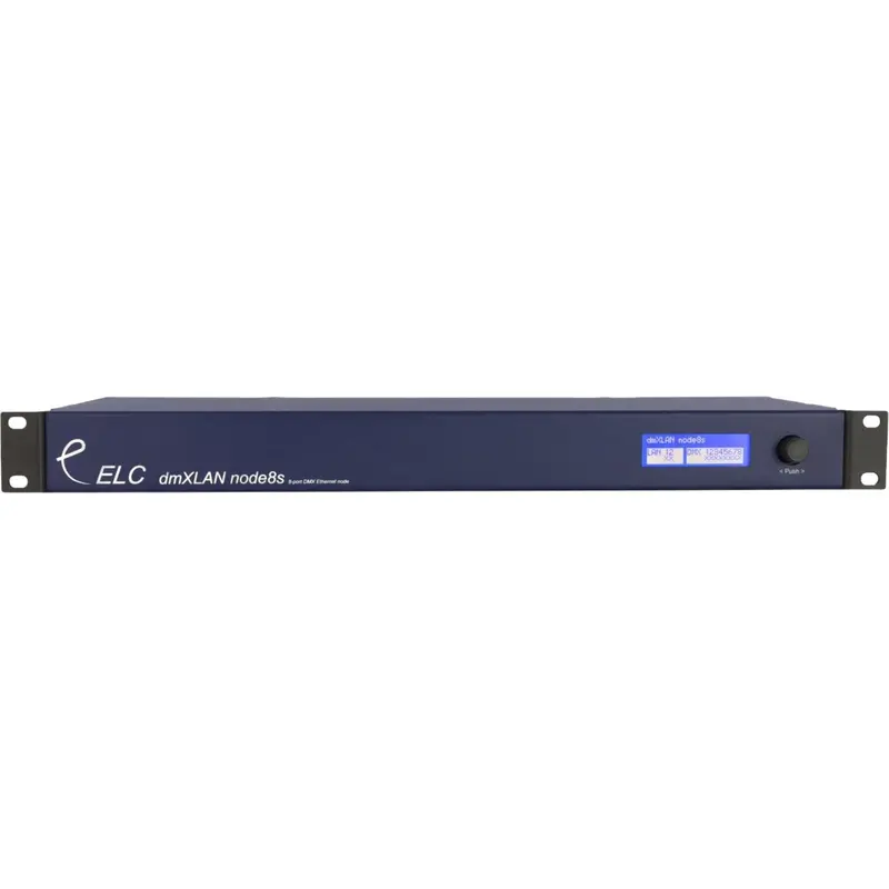 ELC Lighting DLN8SFI 2 Ethernet-In 8 DMX-Out Node