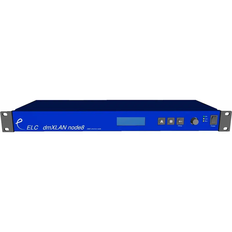 ELC Lighting DMXLANNODE8 DMXLan Node8 100Mbs