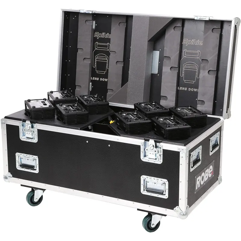 Road Case for 8x Robe Spikie Fixtures