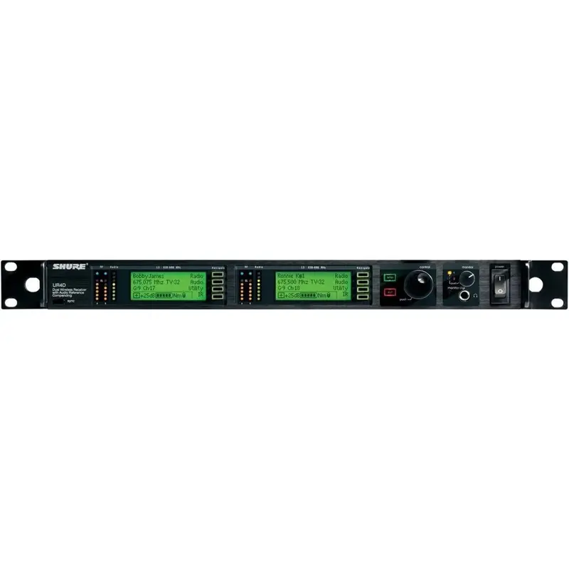 Shure UR4D H4 Double Receiver UHF 518-578 Megahertz