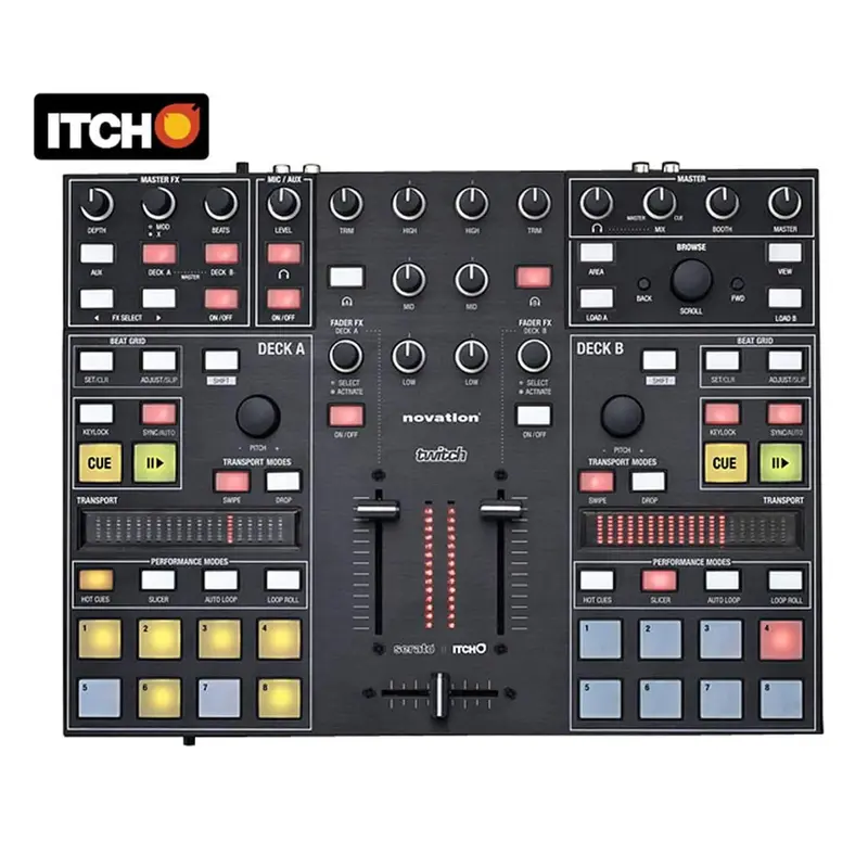 Novation Twitch Serato Itch DJ Controller