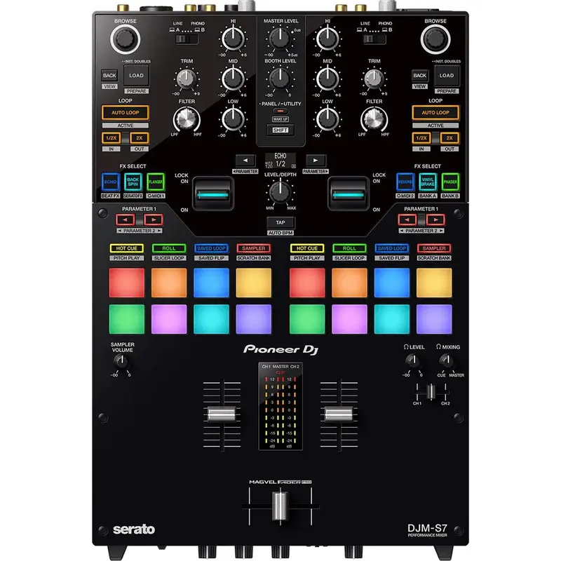 Pioneer DJ DJM-S7 2-Channel Scratch DJ Mixer