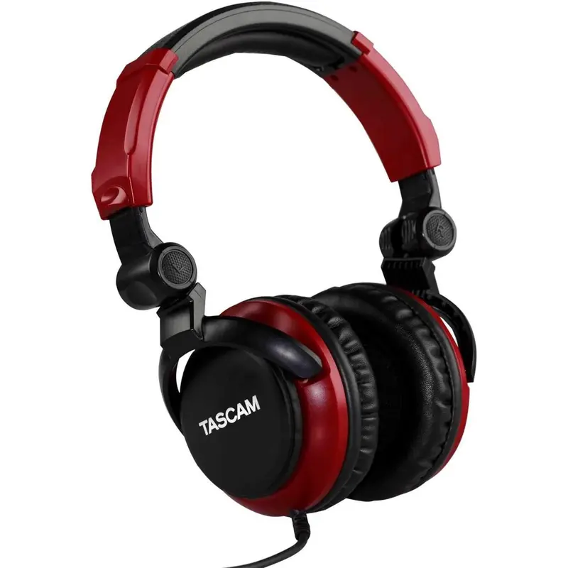 Tascam TH2000R Red DJ and Studio Headphones